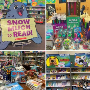 Just some of the many items at the Fall Scholastic Book Fair.